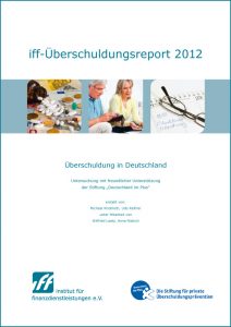 iff-Überschuldungsreport 2012